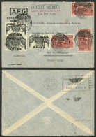 MEXICO: 15/OC/1936 Mexico DF - Germany, Airmail Cover Franked With 75c., Sent By Air France (with Transit Backstamp Of P - Mexico