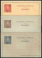 MOZAMBIQUE: Lettercards Of 1903 Of 25Rs., 50Rs. And 65Rs., Unused, Excellent Quality! - Mozambico