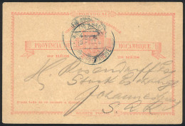 MOZAMBIQUE: 20Rs. Postal Card Sent From Lourenço Marques To Johannesburg On 9/SE/1898, Excellent! - Mosambik