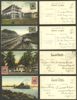 PANAMA - CANAL: 12 Postcards With Very Good Views, Sent To Argentina Between 1908 And 1916, There Are Varied Cancels (An - Panama