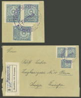 PARAGUAY: 19/SE/1919 TUCANGUÁ - Switzerland, Registered Cover With 3P. Postage And Neat Cancel, With Transit Backstamps  - Paraguay