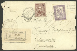 PARAGUAY: Registered Cover Sent From COLONIA HOHENAU To Czechoslovakia On 16/SE/1931 Franked With 2.50P., With Dispatchi - Paraguay
