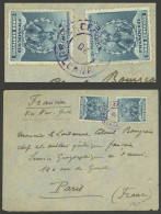 PERU: DE/1905 SULLANA - France, Cover Franked With 10c. With Attractive Violet Cancel, And Transit Backstamp Of Paita 16 - Perú