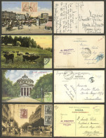ROMANIA: 11 Postcards With Very Good Views, Sent To Argentina Between 1908 And 1933. ATTENTION: Please View ALL The Phot - Other & Unclassified