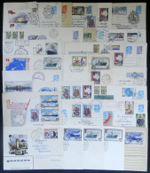 RUSSIA: ANTARCTICA: Over 50 Covers Of Early 1980s Related To Antarctica And Arctic Exploration (illustrated Postal Stati - Andere & Zonder Classificatie
