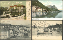 SWITZERLAND: 64 Old Postcards, Several With Very Good Views, Some Sent To Argentina, Very Fine General Quality (some Wit - Sonstige & Ohne Zuordnung