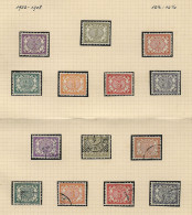 SURINAME: Sc.44/50, The Set Of 7 Values, Mint And Used, On An Album Page Of An Old Collection, Very Fine Quality, Catalo - Surinam
