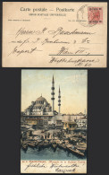 TURKEY: Postcard With View Of Constantinople, Franked With 20pa. Stamp Of The Austrian Offices, And Sent To Wien (circa  - Altri & Non Classificati