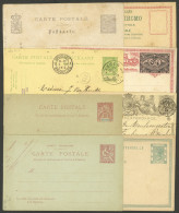 WORLDWIDE: 8 Postal Cards Of Varied Countries, Including One Double (with Reply Paid) Of Crete, And More, Interesting! - Other & Unclassified