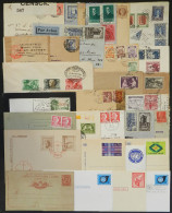 WORLDWIDE: 29 Covers, Cover Fronts And Postal Stationeries, Most Used, Of Varied Countries And Periods, Many Very Intere - Andere & Zonder Classificatie