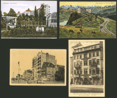 WORLDWIDE: HOTELS: 25 Old Postcards Of Several Countries, In General With Very Nice Views And Of Fine To VF Quality. IMP - Hoteles & Restaurantes