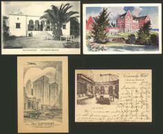 WORLDWIDE: HOTELS: 25 Old Postcards Of Several Countries, In General With Very Nice Views And Of Fine To VF Quality. IMP - Hotel's & Restaurants