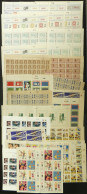URUGUAY: Large Number Of Stamps (probably Thousands) Of Varied Periods (mostly 1960s/70s), In Complete Sheets Or Large B - Uruguay
