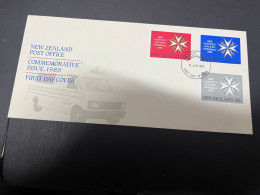 20-4-2024 (2 Z 34) FDC - New Zealand - Not Posted - 1985 - Centenary Of St John Ambulance - FDC