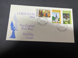 20-4-2024 (2 Z 34) FDC - New Zealand - Not Posted - 1984 - Christmas - FDC
