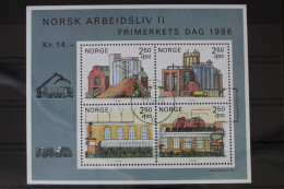 Norwegen Block 6 Mit 950-953 Gestempelt #WE836 - Altri & Non Classificati