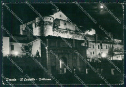 Brescia Città Chiaro Di Luna PIEGHINE FG Foto Cartolina KB5526 - Brescia
