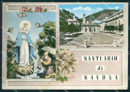 Savona Città Santuario PIEGHINE FG Foto Cartolina KB5529 - Savona