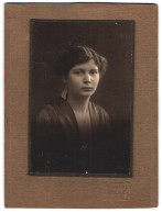 Fotografie Hermann Ziesemer, Hamburg, Dame Mit Gewelltem Haar  - Anonymous Persons