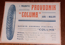 Pubblicità Pneumatici Provodnik Columb (1915) - Werbung