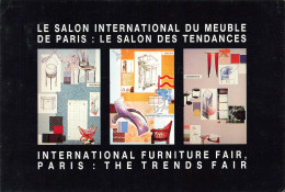 CPSM Publicité-Salon International Du Meuble De Paris-Multivues-Timbre      L2863 - Pubblicitari