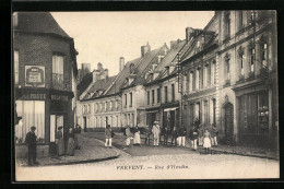 CPA Frévent, Rue D`Hesdin  - Hesdin