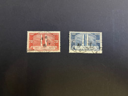 20-4-2024 (stamp) 2 Used Stamp - FRANCE - Vimy Memorial - Used Stamps