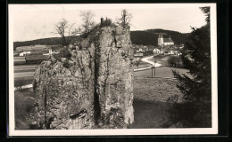 AK Sloup, Panorama, Kostel  - Tchéquie