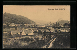 AK Kanitz, Panorama Mit Schloss  - Repubblica Ceca