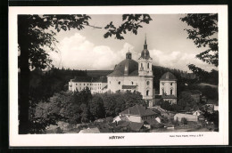 AK Krtiny, Blick Zur Kirche  - República Checa