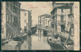 Venezia Chioggia Canal Vena Cartolina QT3998 - Venezia (Venice)