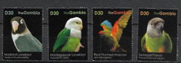 Gambia - 2011 - Birds : Parrots - Yv 5072/75 (from Sheet) - Pappagalli & Tropicali