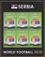 Gambia - 2010 - World Cup: Serbia - Yv 5018DL - 2010 – Südafrika