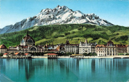 CPSM Luzern-Bahnhof Und Pilatus-Timbre      L2865 - Lucerne