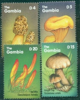 Gambia - 2000 - Mushrooms - Yv 3062/65 - Funghi