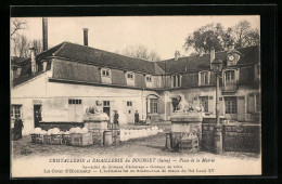 CPA Le Bourget, Cristallerie Et Emaillerie, Place De La MAirie, La Cour D`Honneur  - Le Bourget