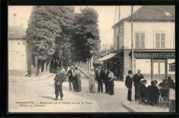 CPA Pierrefitte, Boulevard De La Station Et Rue De Paris  - Other & Unclassified