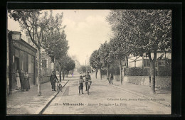 CPA Villemonble, Avenue Detouche, La Poste  - Other & Unclassified
