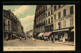 CPA Saint-Denis, La Rue De Paris, La Place Aux Gueldres  - Saint Denis
