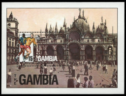 Gambia - 1990 - World Cup, Architecture - Yv Bf 71 - 1990 – Italia