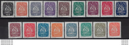 1943 Portogallo Caravelle 17v. MNH Unif N. 628/44 - Sonstige & Ohne Zuordnung