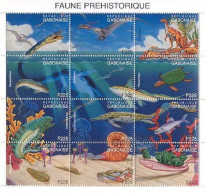 Gabon - 1995 - Fauna Prehistoric - Yv 818/29 - Prehistorics
