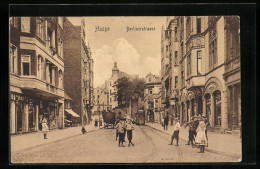 AK Haspe, Berlinerstrasse Mit STrassenbahn Und Geschäften  - Sonstige & Ohne Zuordnung