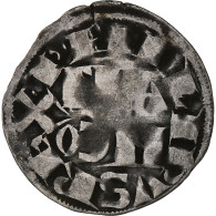 France, Philippe II Auguste, Denier Parisis, 1180-1223, Paris, Billon, TB+ - 1180-1223 Filips II Augustus