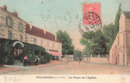 78 VILLENNES LA PLACE DE L EGLISE - Villennes-sur-Seine