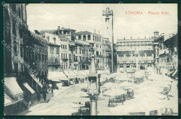 Verona Città Piazza Erbe Cartolina QT4356 - Verona