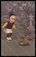 Artist Signed Illustratori Colombo Boy China Birds Serie 1932-2 Postcard VK6470 - Autres & Non Classés