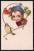 Artist Signed Illustratori Castelli Child Girl Birds Degami 685 Postcard VK7213 - Autres & Non Classés