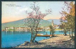 Verbania Pallanza Barca Cartolina ZQ6416 - Verbania