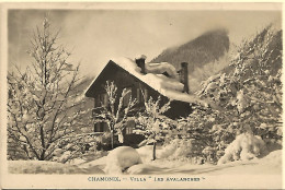 74 - CHAMONIX - CP Photo Villa "LES AVALANCHES" Propriété Du Peintre E. BOUILLETTE - Photo Monnier N° 13 - Chamonix-Mont-Blanc